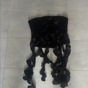 Forever 21 Black Strapless Top